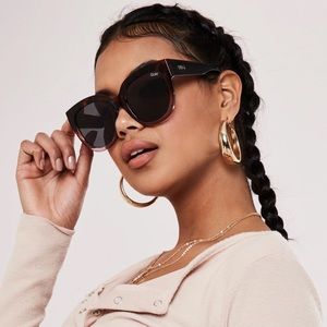 Quay x JLo tortoise sunglasses